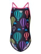 Girl's Arena Balloons Swimsuit Lightdrop Back Blac Uimapuku Uima-asut ...