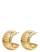 Remy Ridged Hoops- Gold Accessories Jewellery Earrings Hoops Gold LUV ...