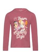 T-Shirt Ls Tops T-shirts Long-sleeved T-shirts Pink Minymo