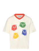 Cool Cats Sp Ss Tee Tops T-shirts Short-sleeved White Mini Rodini