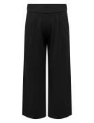 Carstilla Pant Jrs Bottoms Trousers Wide Leg Black ONLY Carmakoma