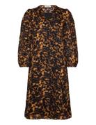 Slgunvy Dress Polvipituinen Mekko Brown Soaked In Luxury