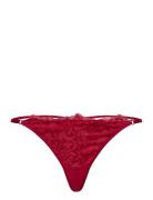 Charlotta Thong Stringit Alusvaatteet Red Hunkemöller