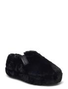 Home Anke Slipper Wn Fur Aamutossut Tohvelit Black Calvin Klein