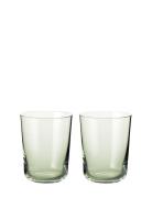 New York Emerald Water - 2 Pcs Home Tableware Glass Drinking Glass Gre...