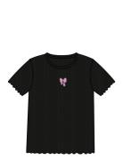 Nkflieve Ss Slim Top Tops T-shirts Short-sleeved Black Name It