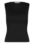 Annie Boatneck Sleeveless Top Tops T-shirts & Tops Sleeveless Black We...