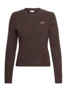 Cathie Tops Knitwear Cardigans Brown Baum Und Pferdgarten