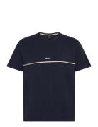 Unique T-Shirt Tops T-shirts Short-sleeved Navy BOSS