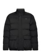 Padded Pocket Detail Jkt Vuorillinen Takki Topattu Takki Black Fred Pe...