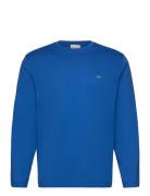 Reg Shield Ls T-Shirt Tops T-shirts Long-sleeved Blue GANT