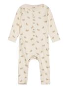 Nbnlavo Emo Ls Slim Suit Lil Pyjama Sie Jumpsuit Haalari Cream Lil'Ate...