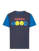 Lwtano 628 - T-Shirt S/S Tops T-shirts Short-sleeved Blue LEGO Kidswea...