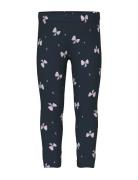 Nmfdavina Aop Swe Legging Bru Bottoms Leggings Navy Name It