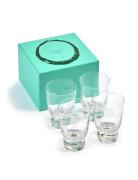 Glass Feast 25 Cl Stripes Sandblasted By Ottolenghi Set/4 Home Tablewa...