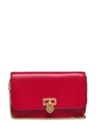 Leather Large Tanner Chain Wallet Bags Crossbody Bags Red Lauren Ralph...