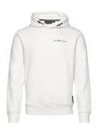 Bowman Logo Hooo Tops Sweat-shirts & Hoodies Hoodies Cream Sail Racing