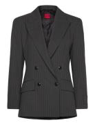 Azenia Blazers Double Breasted Blazers Black HUGO