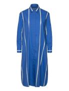 Runoelma Puhveli Polvipituinen Mekko Blue Marimekko