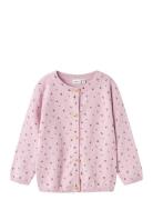 Nmfbasine Ls Knit Card Tops Knitwear Cardigans Pink Name It