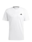 Tr-Es Base T Tops T-shirts Short-sleeved White Adidas Performance