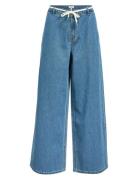 Objmoji Neel Mw Extra Wide Jeans 137 Bottoms Jeans Wide Blue Object