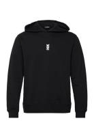 Regular Fit Hoodie Tops Sweat-shirts & Hoodies Hoodies Black HAN Kjøbe...