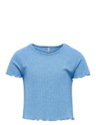 Kognella S/S O-Neck Top Noos Jrs Tops T-shirts Short-sleeved Blue Kids...