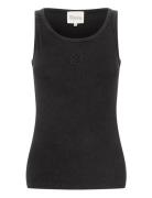 08 The Mandy Top Tops T-shirts & Tops Sleeveless Black My Essential Wa...