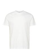 100% Cotton Slim-Fit T-Shirt Tops T-shirts Short-sleeved White Mango