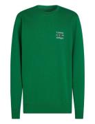 Hilfiger Stack Sweatshirt Tops Sweat-shirts & Hoodies Sweat-shirts Gre...