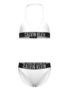 Triangle Bikini Set Alusvaatesetti White Calvin Klein