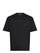 Hale Heavy Logo T-Shirt Tops T-shirts Short-sleeved Black J. Lindeberg