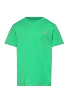 26/1 Jersey-Ss Cn-Tp-Tsh Tops T-shirts Short-sleeved Green Ralph Laure...