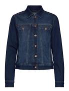 Jacket Jeans / Woven Farkkutakki Denimtakki Navy Gerry Weber Edition