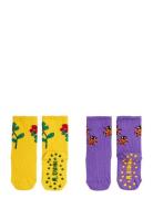 Lingonberries 2-Pack Anti-Slip Socks Jarrusukat Multi/patterned Mini R...