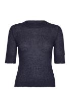 Fusionana Tops Knitwear Jumpers Blue BOSS