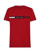 Hilfiger Chest Insert Tee Tops T-shirts Short-sleeved Red Tommy Hilfig...