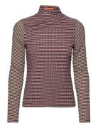 2247 Patchwork Jersey, Long Sleeve Tops T-shirts & Tops Long-sleeved P...