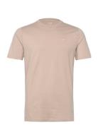 Hco. Guys Knits Tops T-shirts Short-sleeved Beige Hollister
