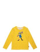 Prickigt Tröja 2 Tops T-shirts Long-sleeved T-shirts Yellow Martinex
