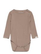 Dictesb Bodystocking Bodies Long-sleeved Brown Sofie Schnoor Baby And ...