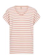 Sc-Kaiza Tops T-shirts & Tops Short-sleeved Pink Soyaconcept