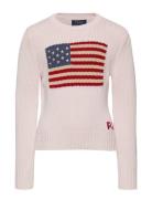 Cotton-American Swt-Tp-Swt Tops Knitwear Pullovers Pink Ralph Lauren K...