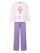 Pyjama(Sweater+Trous Pyjamasetti Pyjama Purple United Colors Of Benett...