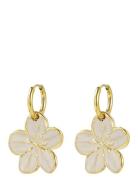 Calista Enamel Earring Korvakoru Korut Gold Bud To Rose