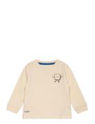 Tnstnovak L_S Tee Tops T-shirts Long-sleeved T-shirts Cream The New