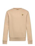 Crew Neck Sweatshirt Tops Sweat-shirts & Hoodies Sweat-shirts Cream Ly...