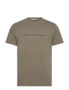 Dillan P Designers T-shirts Short-sleeved Khaki Green Tiger Of Sweden