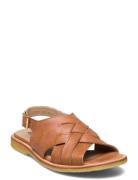 Sandals - Flat - Open Toe - Op Matalapohjaiset Sandaalit Brown ANGULUS
